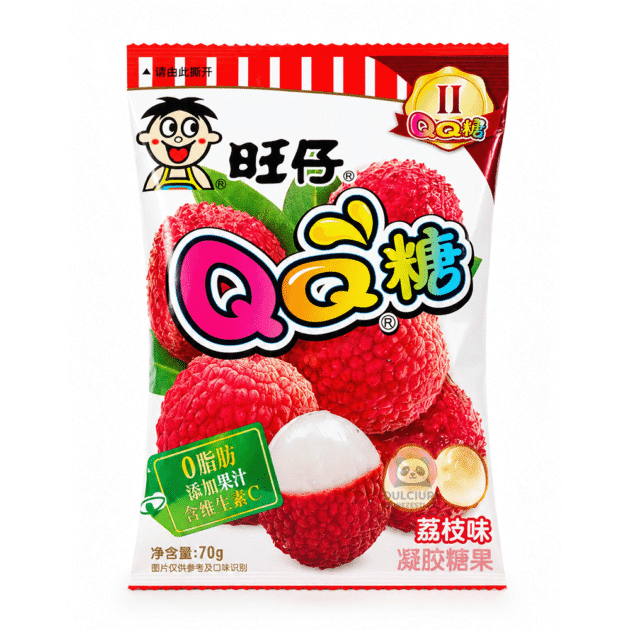 Jeleuri Asiatice cu Litchi QQ Candy 70 g | Want Want