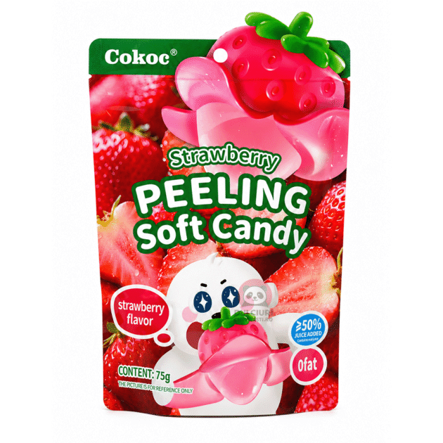 Cokoc Strawberry Peeling Soft Candy 75g