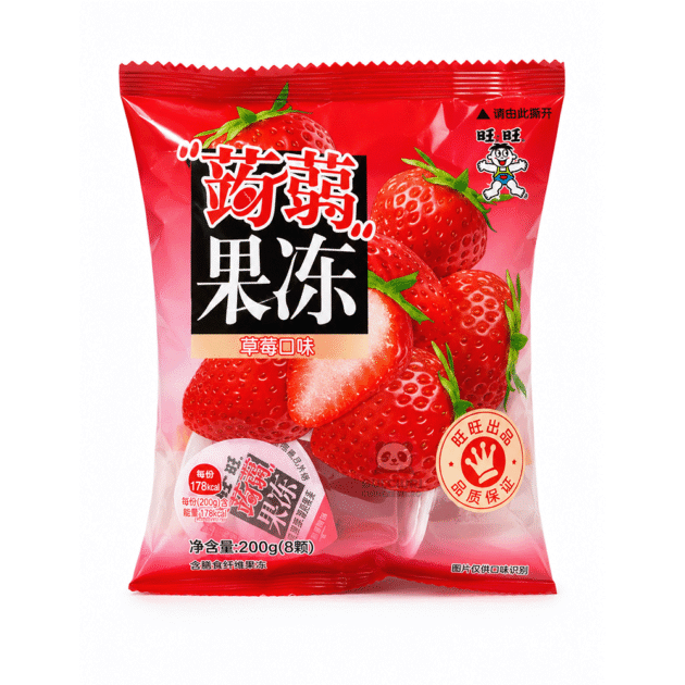 Want Want Jelly cu Căpșuni 200g (8 buc.)