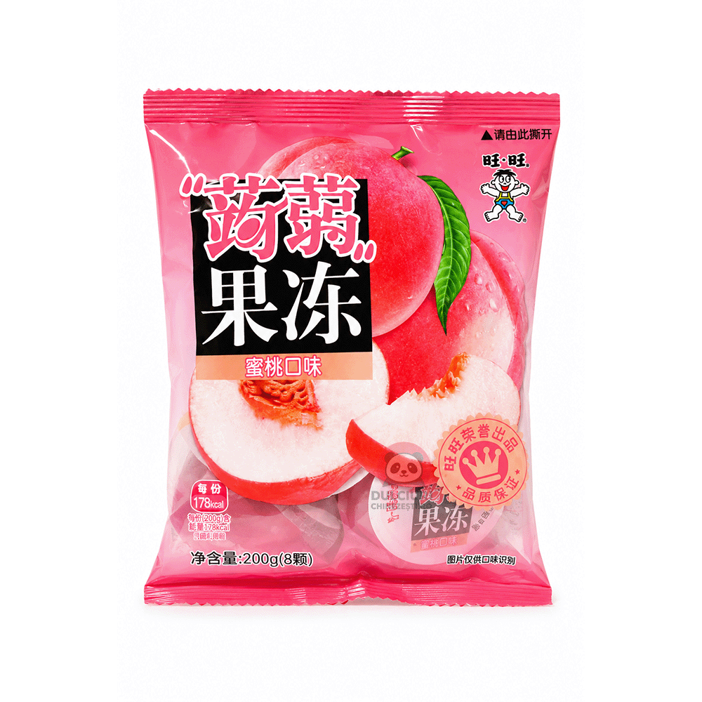 Jeleu cu Konjac și Aromă de Piersică Wang Wang 200g