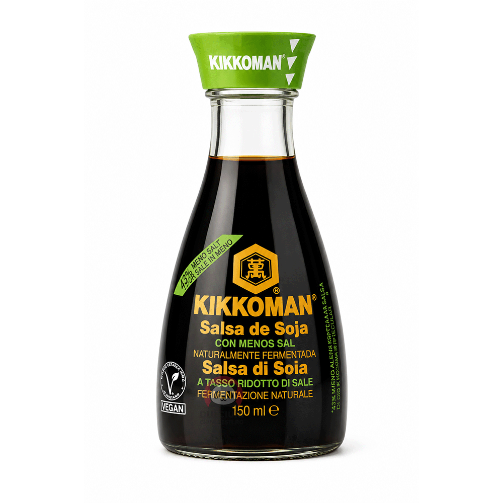 Kikkoman Sos de Soia cu Conținut Redus de Sare 150 ml