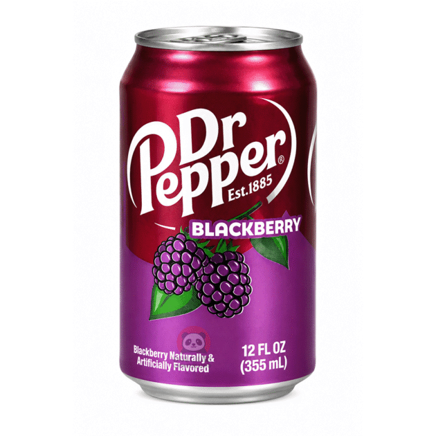 Dr Pepper Mure (Blackberry) 355 ml – Băutură Carbogazoasă / Blackberry Soda