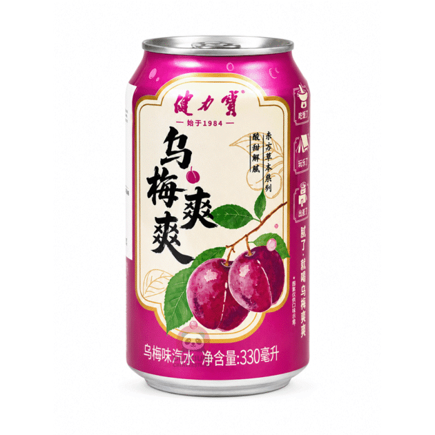 Băutură Carbogazoasă cu Prune Ume 330 ml
