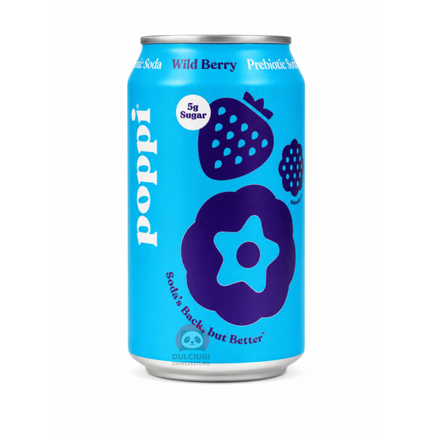 Poppi Wild Berry Prebiotic Soda 355 ml