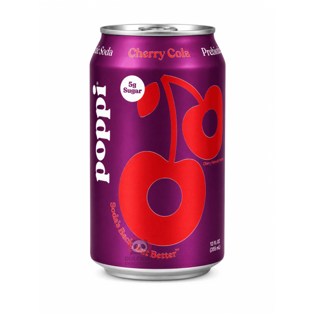 Poppi Cherry Cola Prebiotic Soda 355 ml