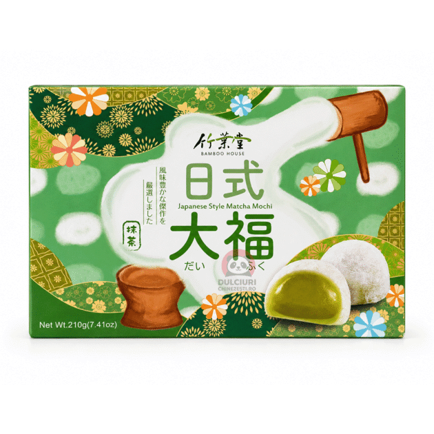 Mochi cu Matcha Bamboo House 210g
