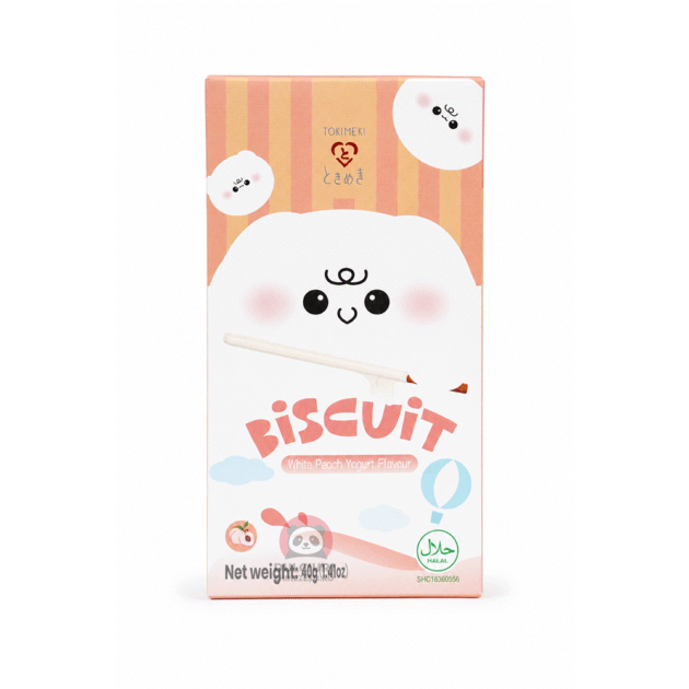 Tokimeki Biscuit Stick White Peach Yogurt