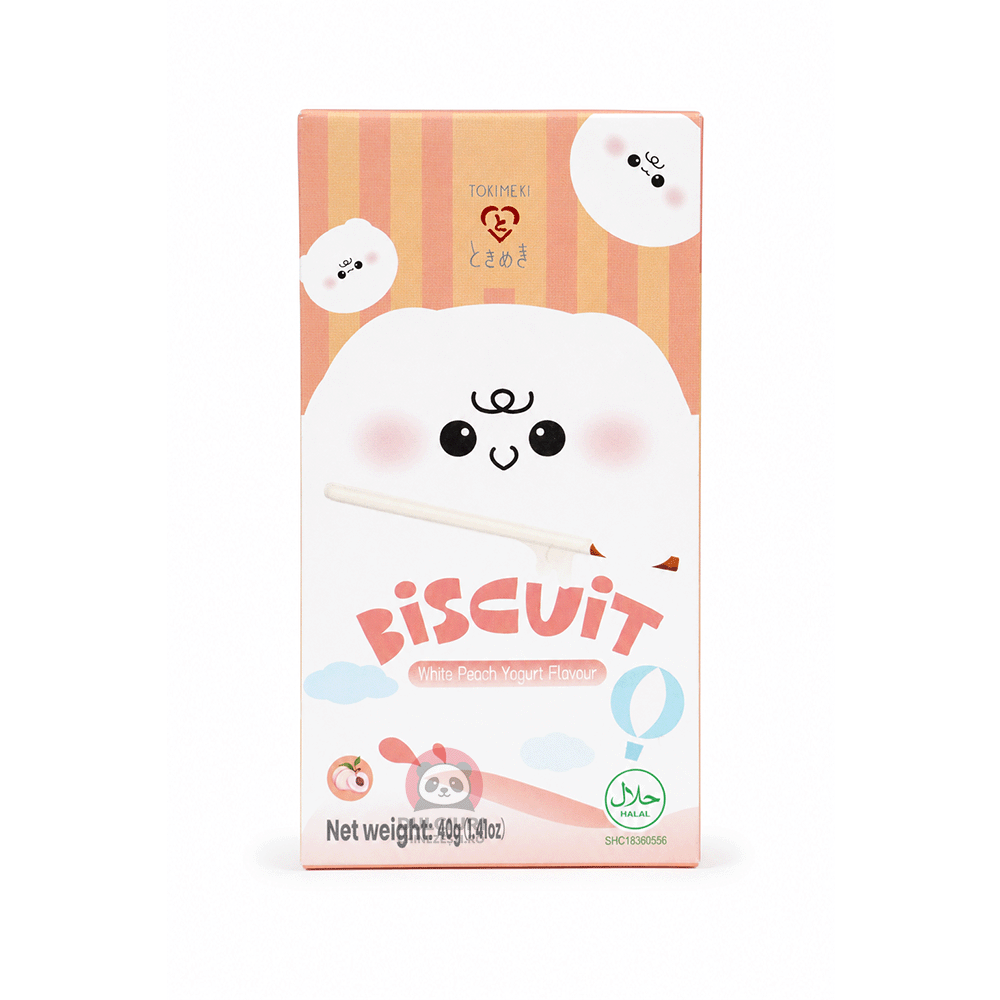 Tokimeki Biscuit Stick White Peach Yogurt