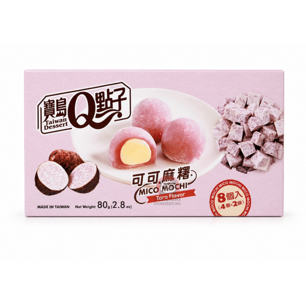 Mochi cu aromă de Taro Taiwan Dessert 80g
