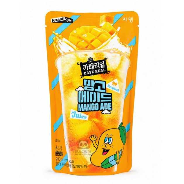 Cafe Real Mango Ade – Băutură Coreeană cu Mango 230 ml