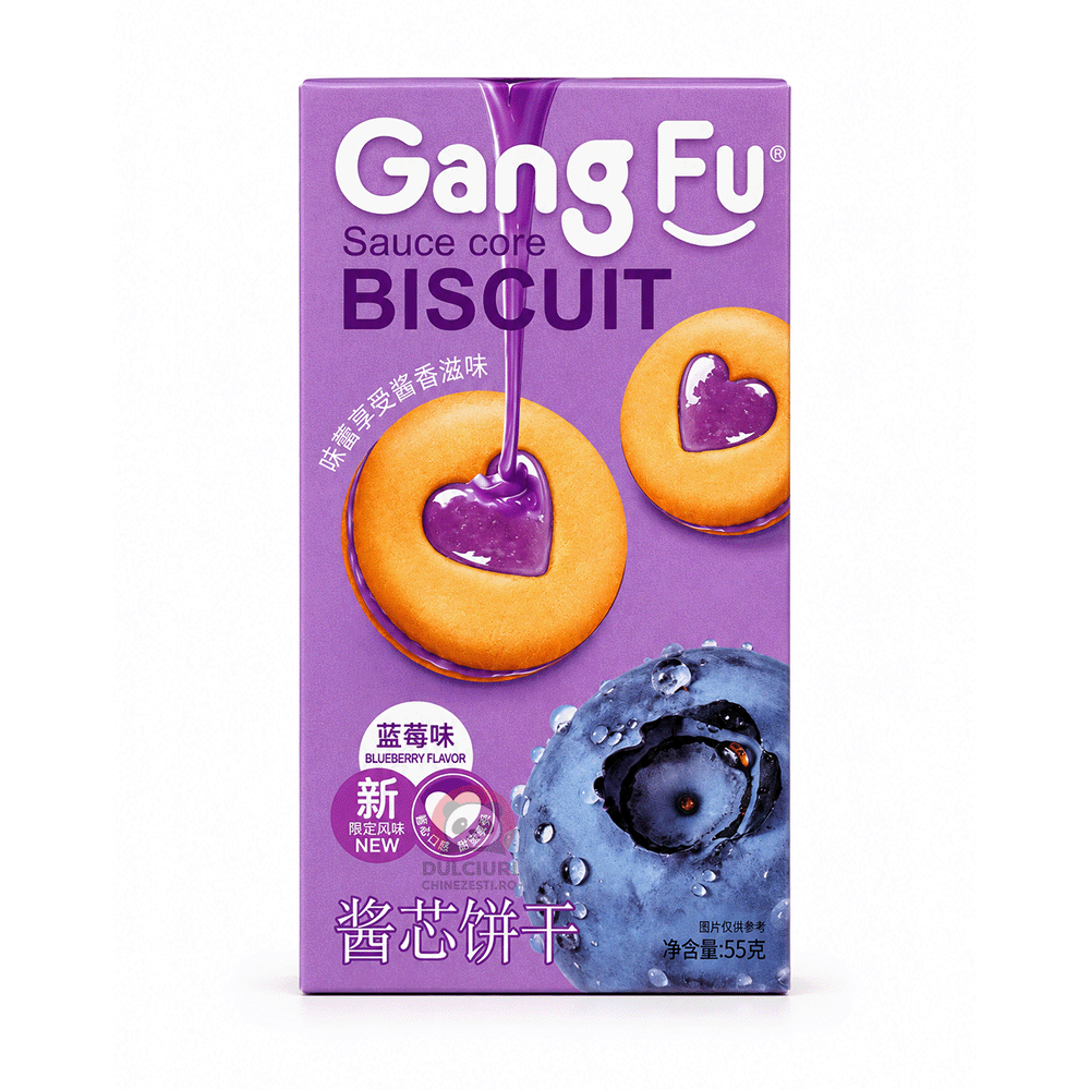 Gang Fu Sauce Core Biscuit Blueberry 55 g