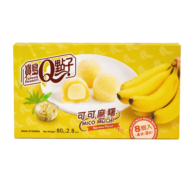 Mochi cu aromă de Banană Taiwan Dessert 80g