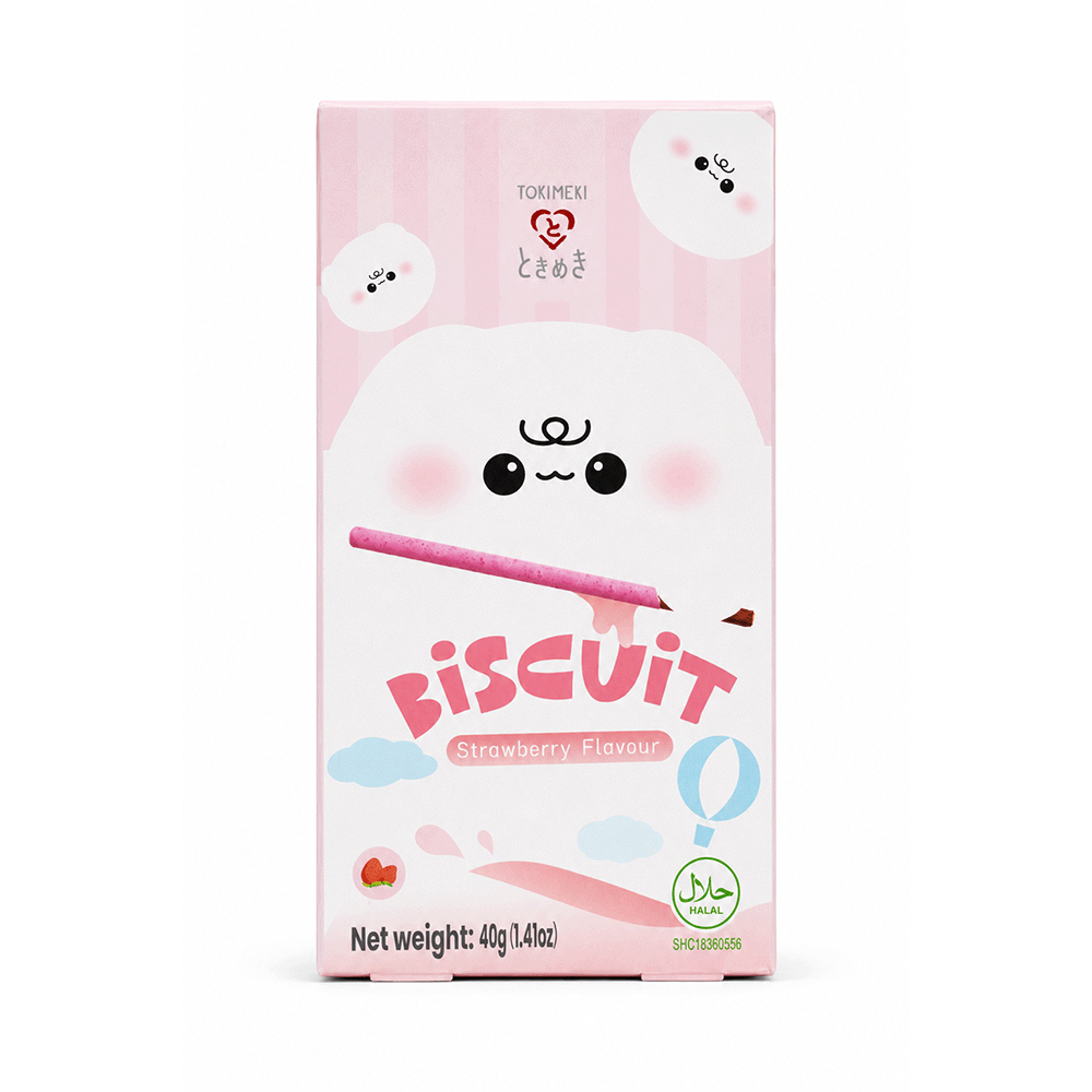 Tokimeki Biscuit Stick Strawberry