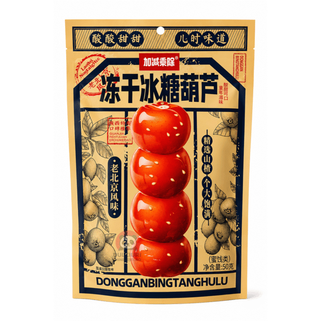 Donggan Bingtanghulu Freeze Dried Hawthorn 50 g