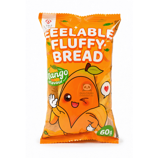 Pâine Pufoasă cu Umplutură de Mango Feelable Fluffy Bread 60g