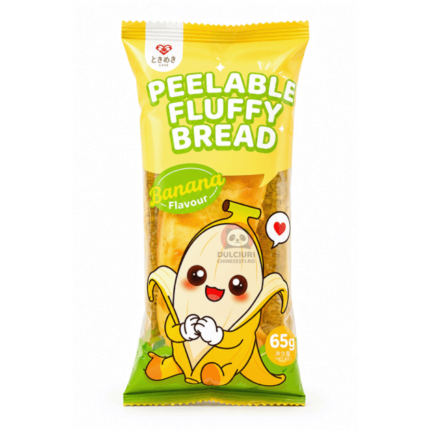 Pâine Pufoasă cu Cremă de Banană Feelable Fluffy Bread 65g