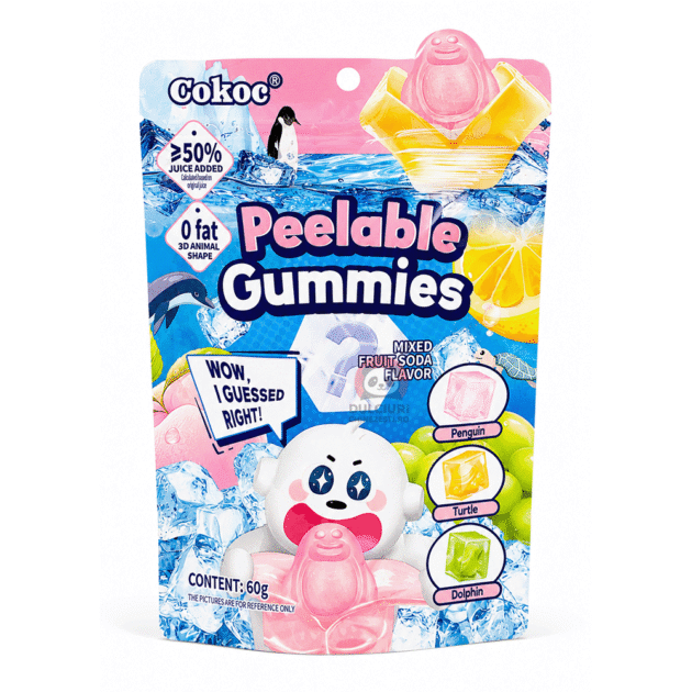 Jeleuri Decojibile Cokoc Mix Fructe Soda 60g