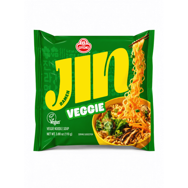 Ottogi Jin Veggie Ramen Vegan 110g