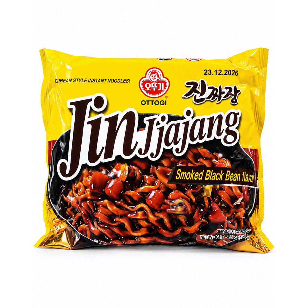 Ottogi Jin Jjajang Ramen cu Aromă de Fasole Neagră Afumată 120g