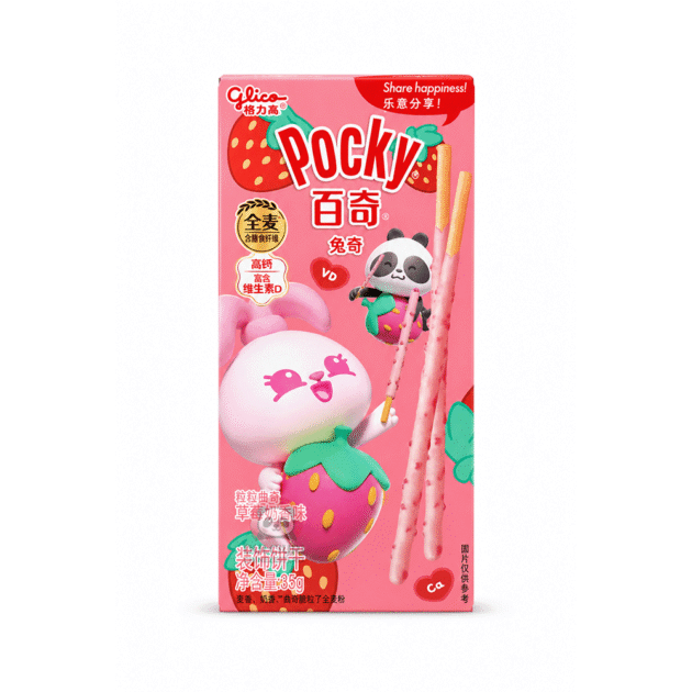 Glico Pocky cu căpșuni 35 g