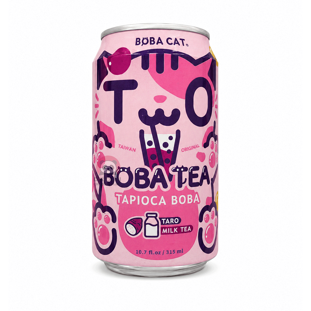 Boba Cat bubble tea cu taro