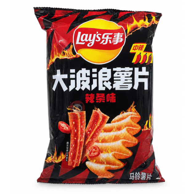 Lay’s Big Wave cu aromă de Latiao picant 70 g