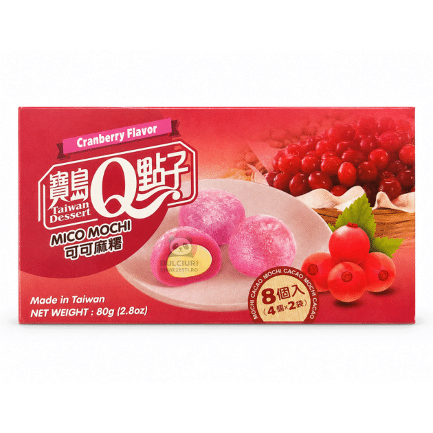 mochi cu merișoare