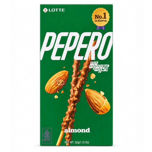 Pepero cu migdale