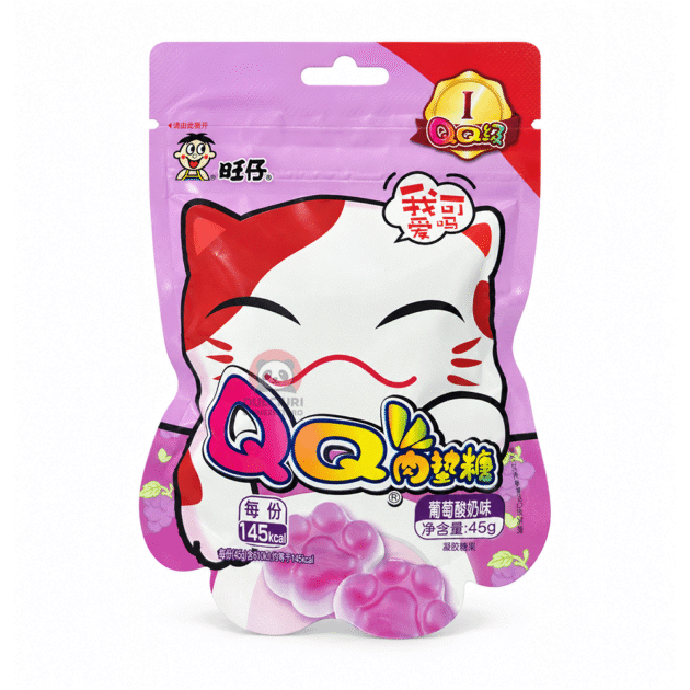 Want Want QQ jeleuri cu struguri și iaurt