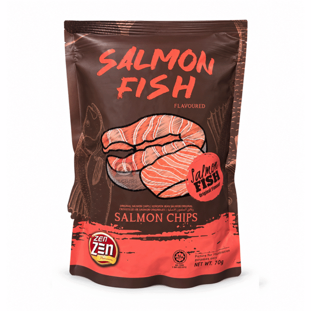 Zen Zen chips cu somon