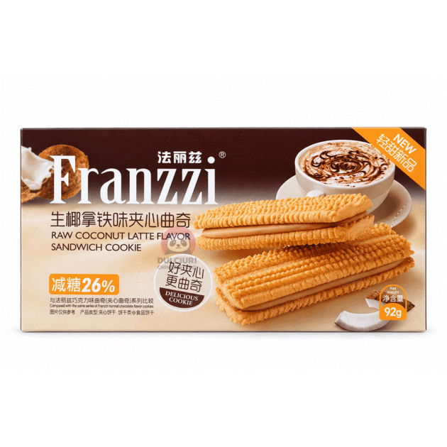 Franzzi biscuiți cu cocos și latte